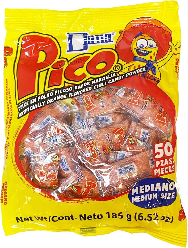 Diana Pico Mediano Orange Flavor Hot Candy Powder - Image 1